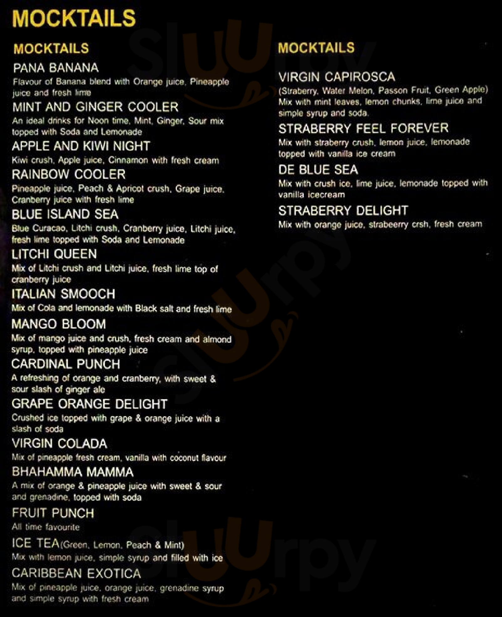 Holi Restaurant menù Hyderabad Main Menu Sluurpy