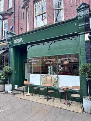 Parsnips Cafe menu