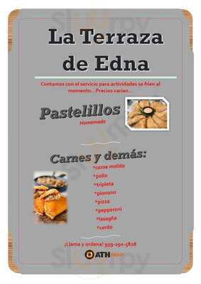 La Terraza De Edna menu