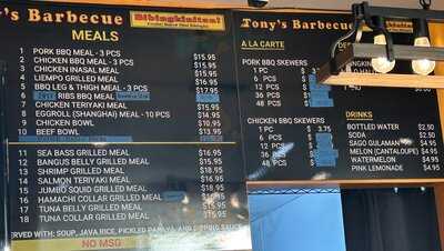 Tony's Barbecue, Anaheim