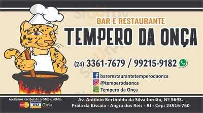 Bar E Restaurante Tempero Da Onça