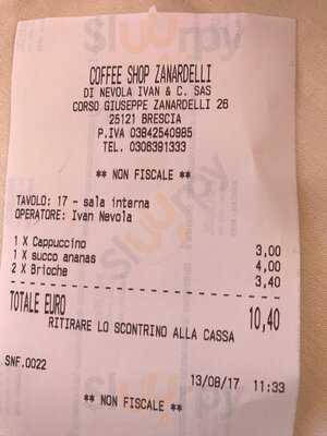 Coffee Shop Zanardelli, Brescia