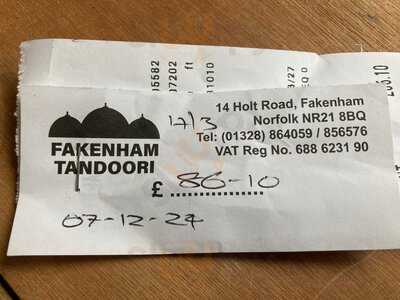 Fakenham Tandoori