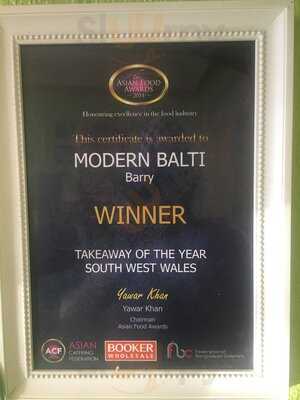 Modern Balti Indian Takeaway