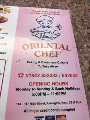 Oriental Chef Chinese Takeaway