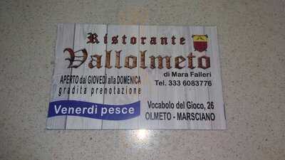 Ristorante Vallolmeto, Marsciano