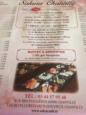 Sakura Wok Chantilly, Ville de Chantilly