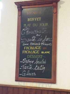Auberge Du Vieux Puits menu