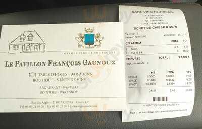 Le Pavillon Francois Gaunoux, Volnay