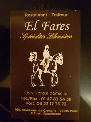 El Fares, Paris