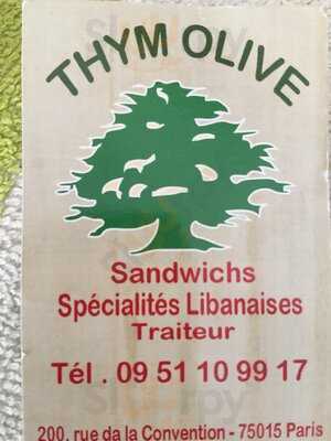 Thym Olive, Paris