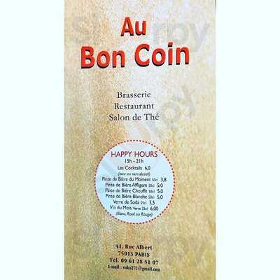 Au Bon Coin Café, Paris