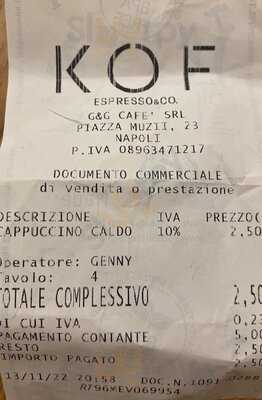 Kof Espresso Caffetteria, Napoli