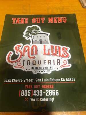 San Luis Taqueria, San Luis Obispo