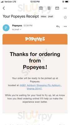 Popeyes Louisiana Kitchen, Ashburn