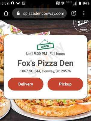 Fox's Pizza Den, Conway