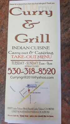 Curry & Grill - Cuisine of India, South Lake Tahoe