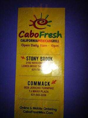 Cabo Fresh Mexican Grill