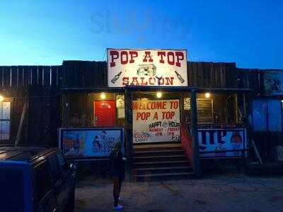 Pop A Top Saloon menu