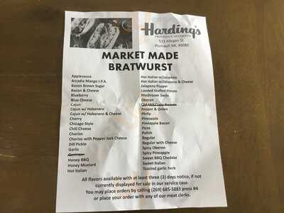 Hardings Friendly Markets