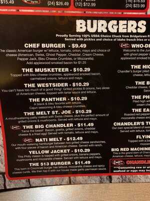 Chandler's Burger Bistro, Cincinnati