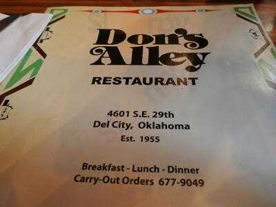 Don's Alley Restaurant, Oklahoma City