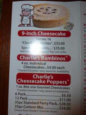 Charlie's Cheesecake Works, San Jose