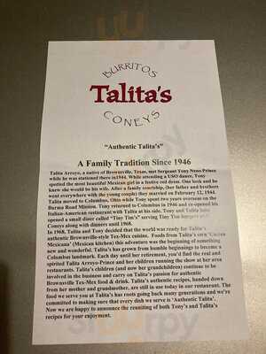 Talita's Southwest Cafe, Columbus