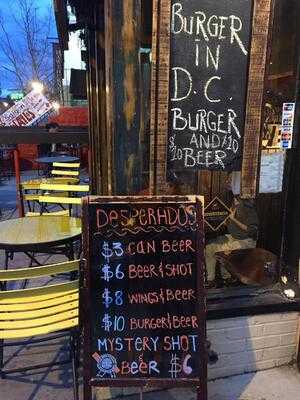 Desperados Burgers and Bar, Washington DC