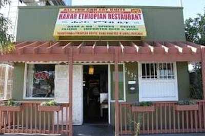 Harar Ethiopian Restaurant, San Diego