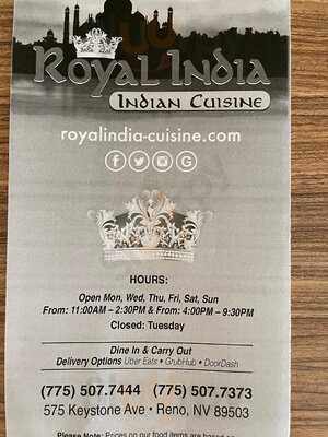 Royal India, Reno