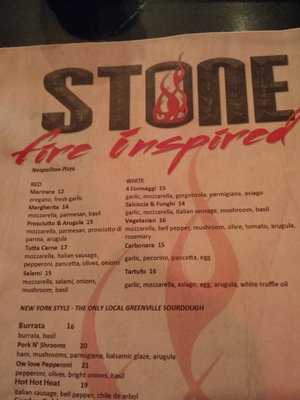 Stone Pizza Company, Greenville