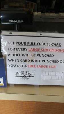 Full O Bull Subs & Pizza, Fresno