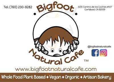 Bigfoot Natural Cafe, Carlsbad