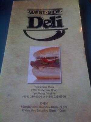 Westside Deli, Lynchburg