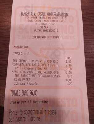 Burger King, Casale Monferrato