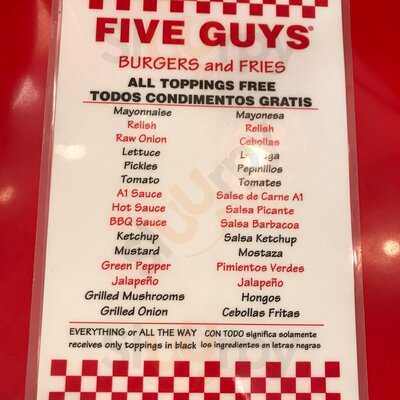 Five Guys, Manchester