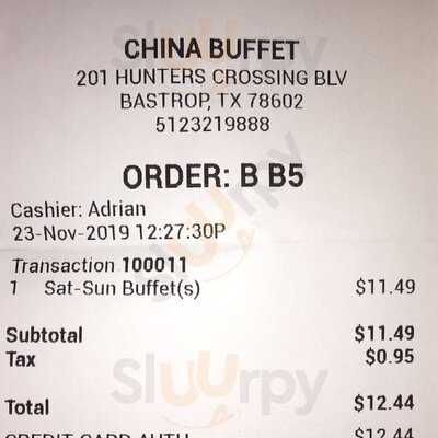 China Buffet