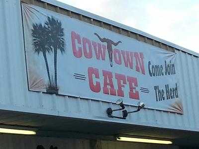 Cow Town cafe, Okeechobee