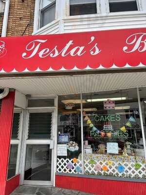 Testa's Bakery menu