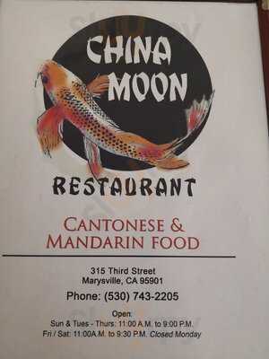 China Moon Restaurant, Marysville