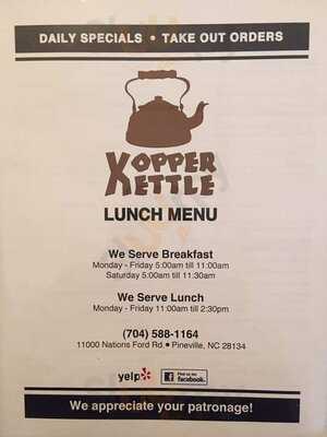 Kopper Kettle Restaurant, Pineville