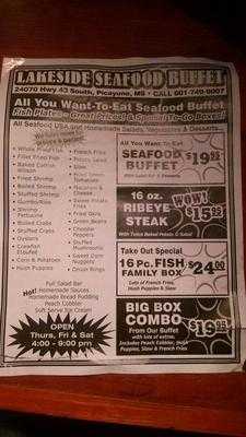 Lakeside Seafood Buffett