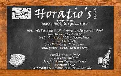 Horatio's Cafe, Watertown