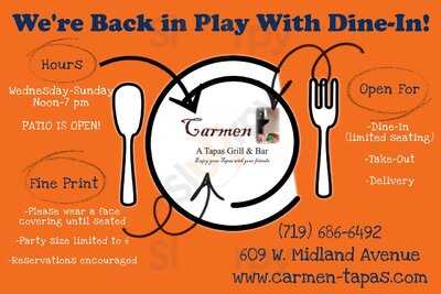 Carmen, A Tapas Grill & Bar, Woodland Park