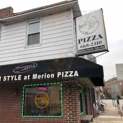 Boston Style At Merion Pizza