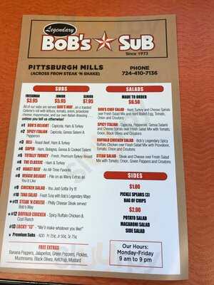 Bob's Sub, Tarentum