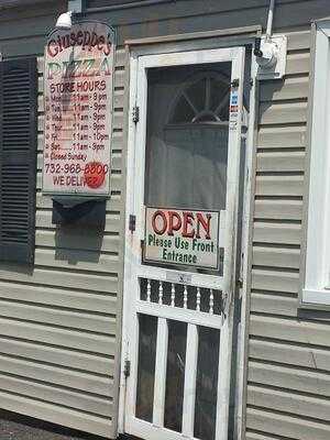 Giuseppe's Pizza-green Brook menu