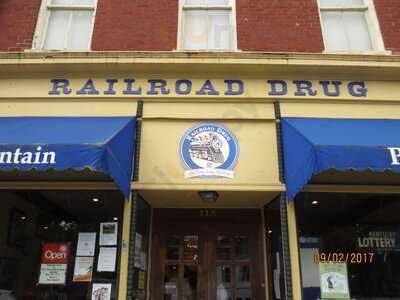 Railroad Drug & Old Time Soda Fountain, Midway