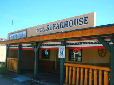 Silver Sage Steakhouse menu